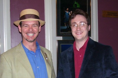 Bruce Hale and Series Coordinator Rob Cline